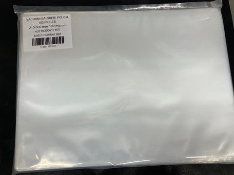 Vacuum Sealing Bags - Food Grade - 100um - 210x300mm