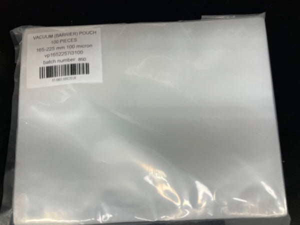 Vacuum Sealing Bags - Food Grade - 100um - 165x225mm