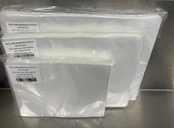 Vacuum Sealing Bags - Food Grade - 100um - 165x225mm